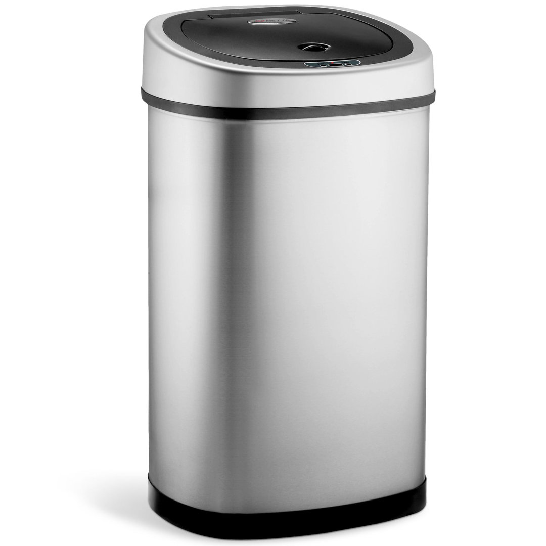 Kitchen Sensor Bin, 50L Large Touch Free Waste Rubbish Bin - 50L