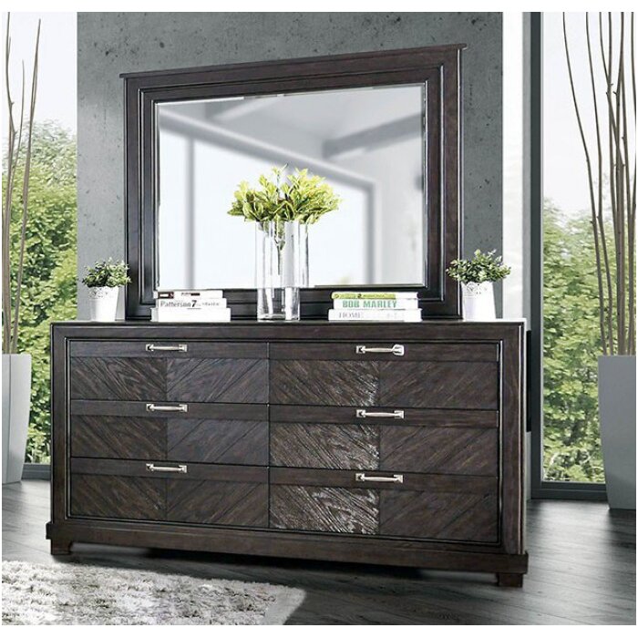 Mercer41 Theriot 6 Drawer Double Dresser Wayfair