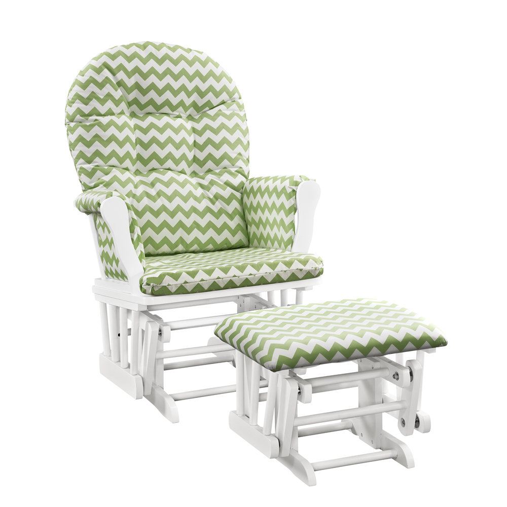 green rocking chair nursery