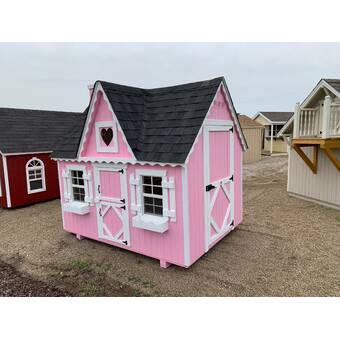 little cottage sara victorian 10 x 18 mansion wood playhouse