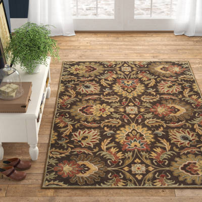 Nampa Handwoven Flatweave Cotton Wool Charcoal Area Rug Reviews Birch Lane