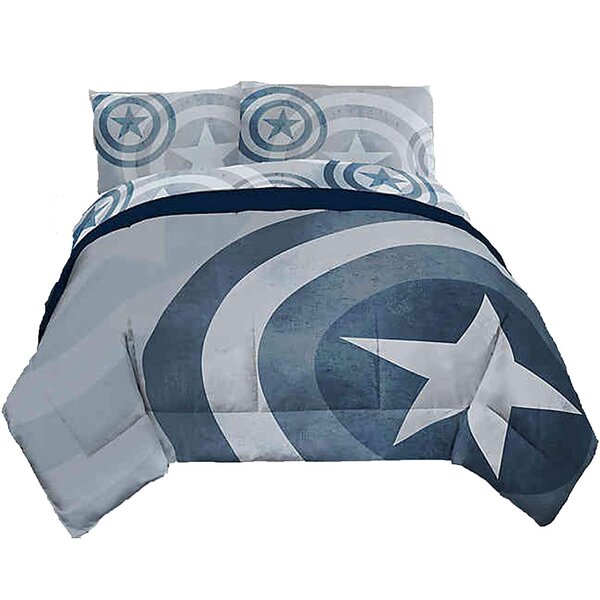 Captain Marvel Reversible Pillowcase Standard Size Pillow 20x30" Microfiber NEW 