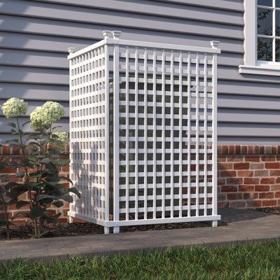 Enclo 4.5 ft. H x 3 ft. W Highland Vinyl Privacy Screen Kit (2 Panels)