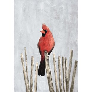 Winter Cardinal Tapestry Bannerette 13 x 18 Wall Hanging 