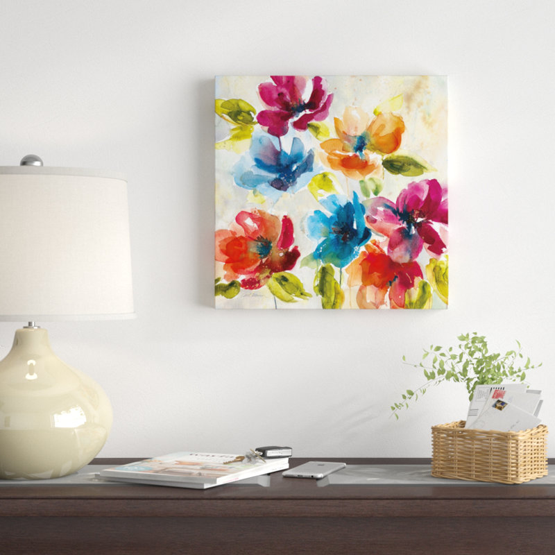 East Urban Home Color My World I Painting Print On Wrapped