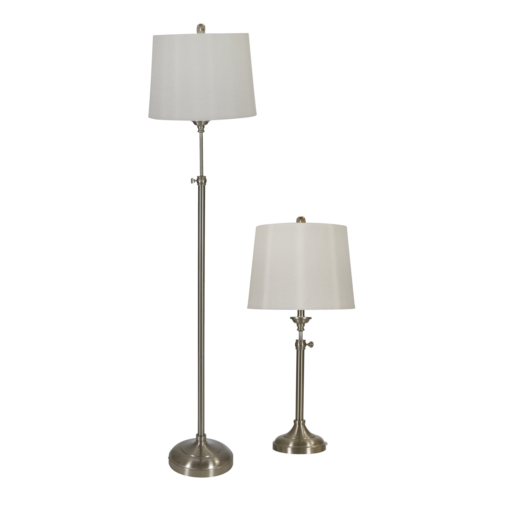Canora Grey Howser 2 Piece Floor And Table Lamp Set Wayfair