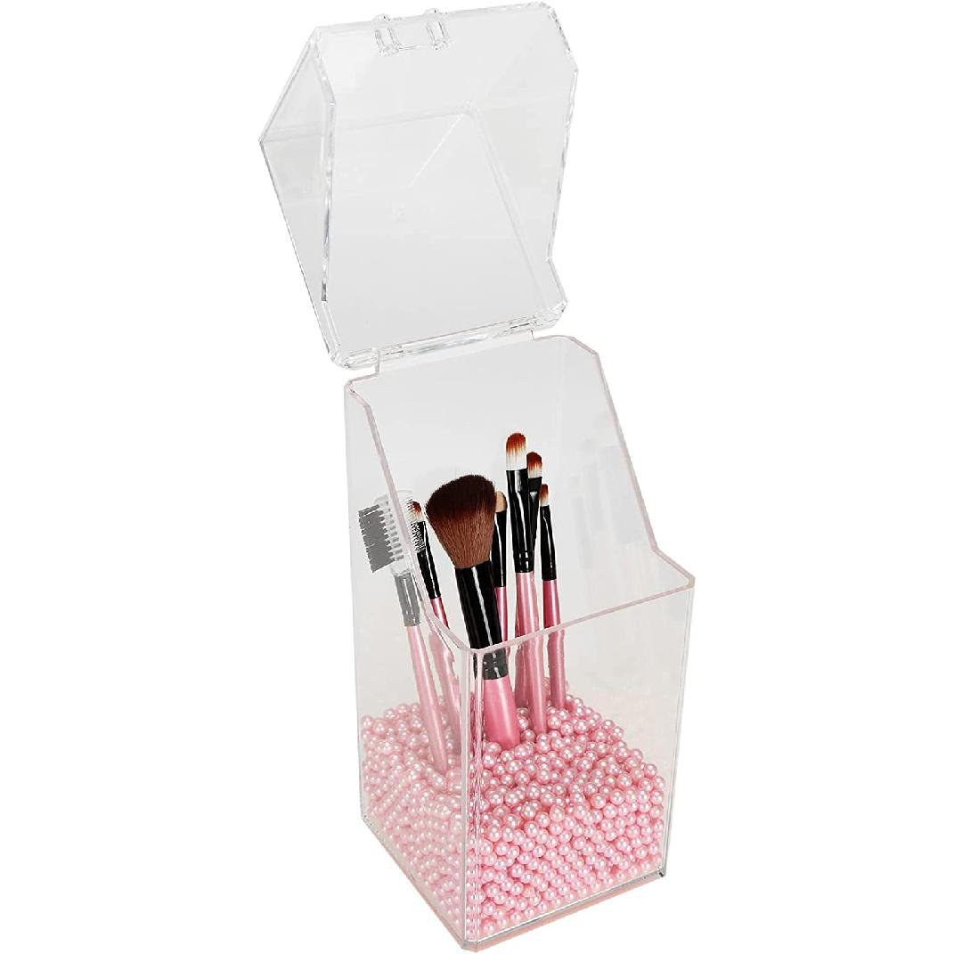 Rebrilliant Kalep Makeup Brush Holder with Dustproof Lid Wayfair
