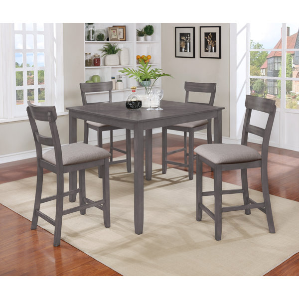 Charlton Home® Wilmoth 5 - Piece Counter Height Dining Set ... (600 x 600 Pixel)