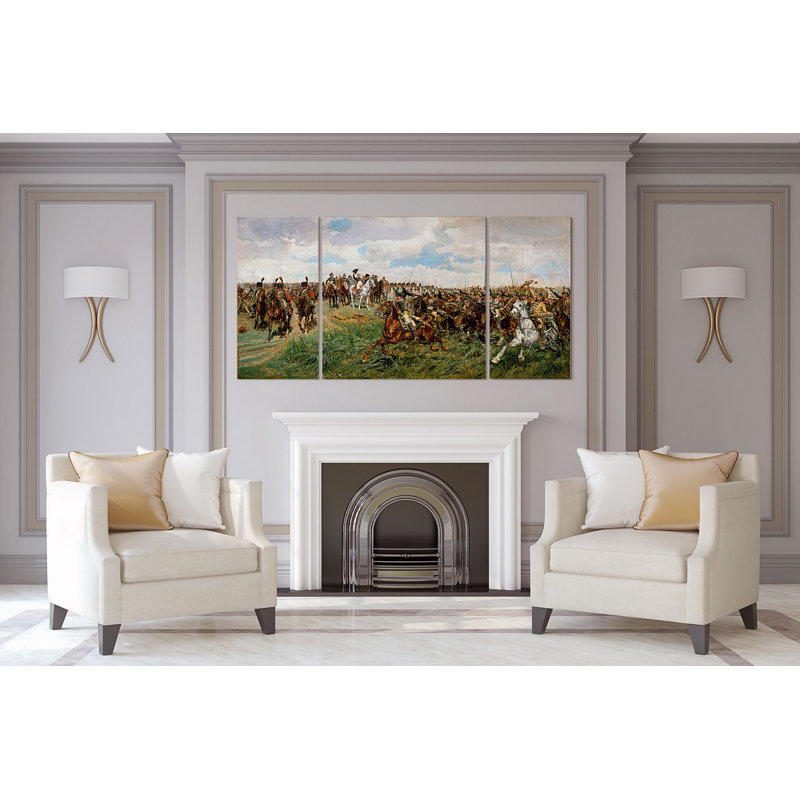 Charlton Home A Premium Battle Of Friedland Painting Multi Piece Image On Canvas Wayfair