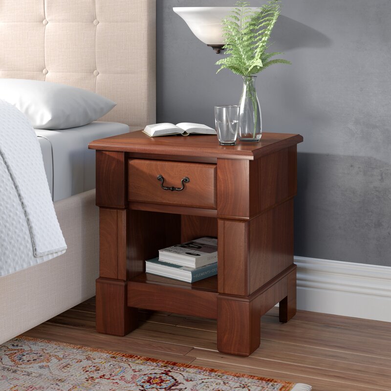 Darby Home Co Cargile 1 Drawer Nightstand Reviews Wayfair