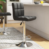 Renea Adjustable Height Swivel Bar Stool (Set of 2) by Orren Ellis