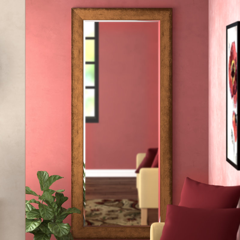 Darby Home Co Beveled Brown Wall Mirror & Reviews Wayfair