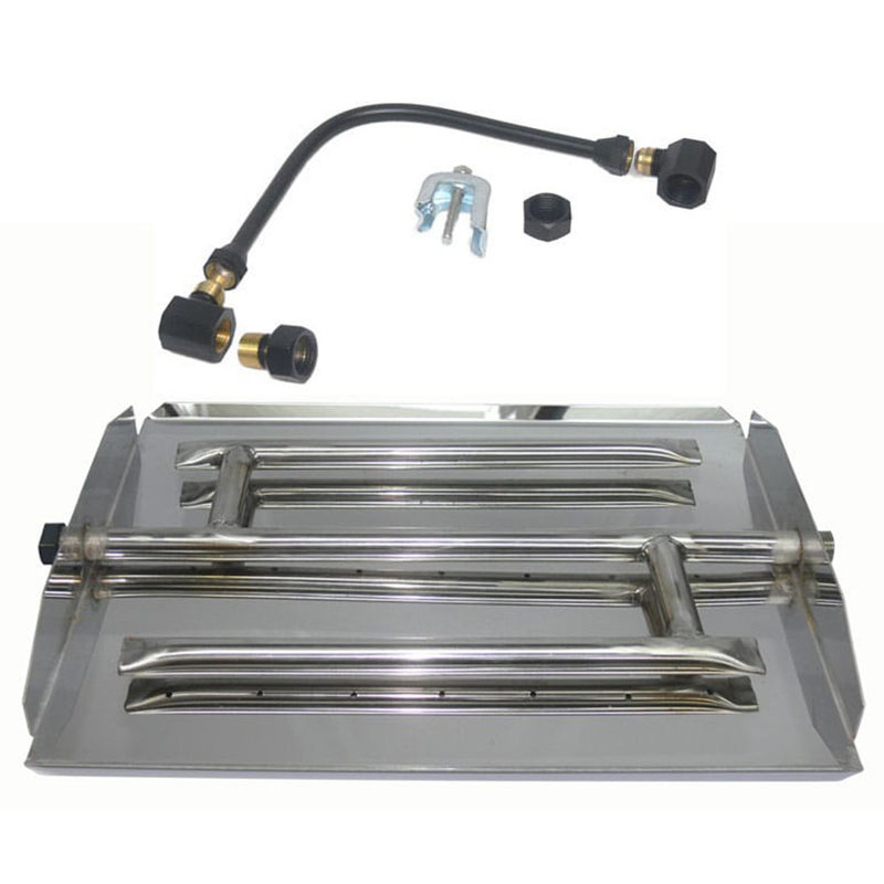 Etco Fire Pit Natural Gas Triple Xtra Flame Burner Kit Wayfair