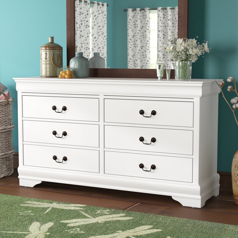 Alcott Hill® Daleyza 6 - Drawer Dresser & Reviews | Wayfair