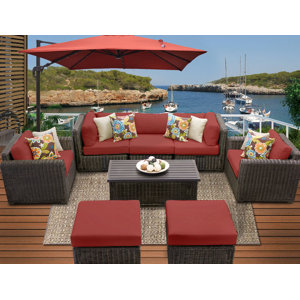 Venice 8 Piece Seating Group with Cushion