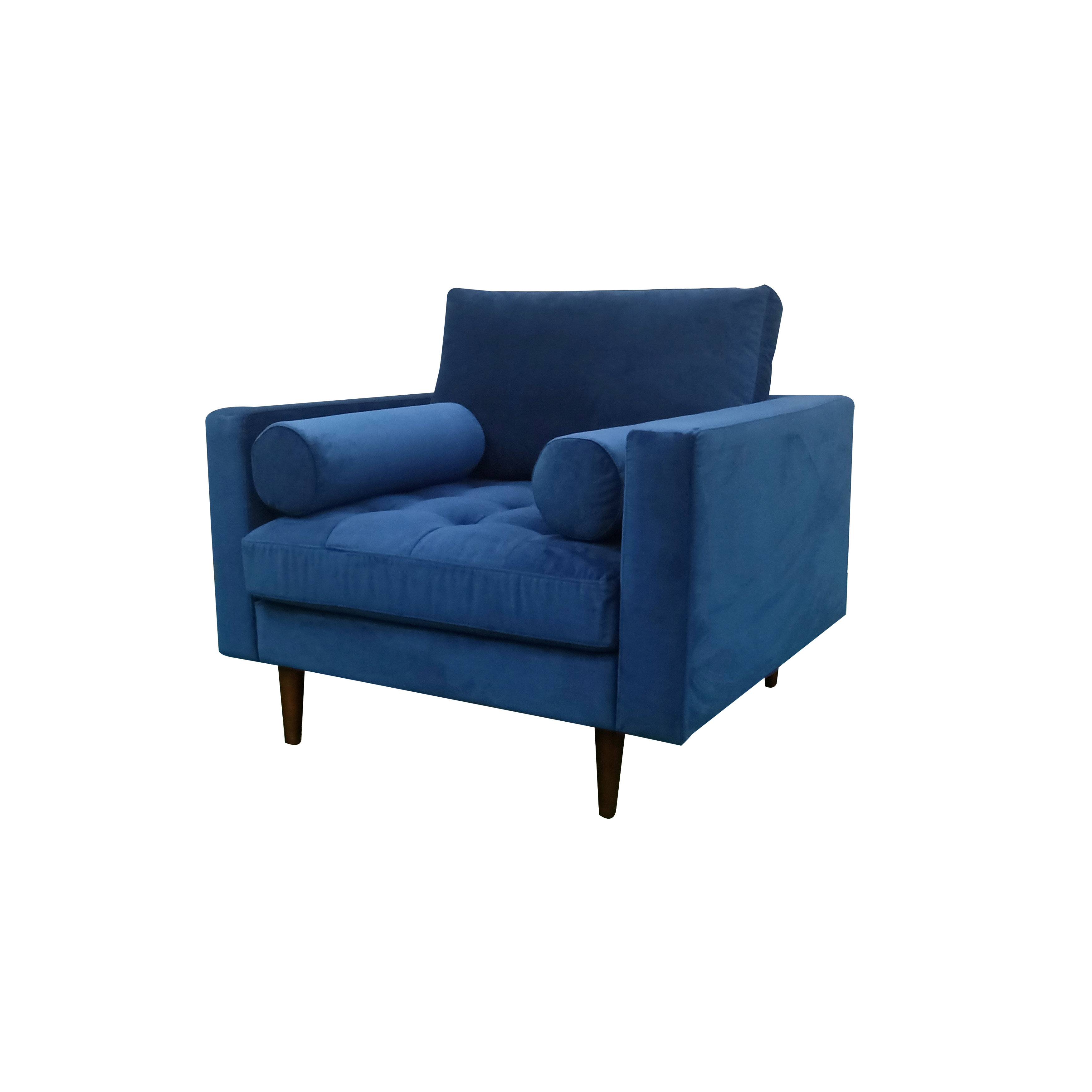 velvet chair and a half