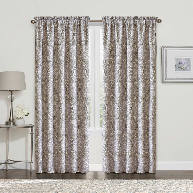 Three Posts Talmadge Medallion Room Darkening Curtains Reviews