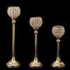 Crystal Candle Holders With Prisms