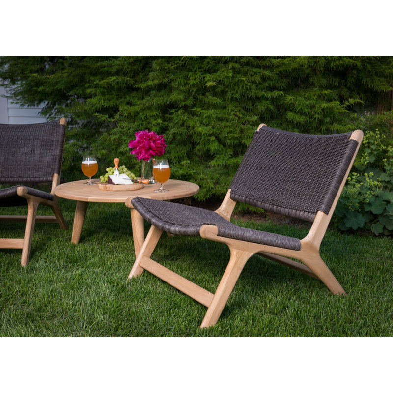Mistana Timmerman Teak Patio Chair Reviews Wayfair Mistana Timmerman Teak Patio Chair