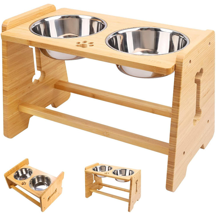 elevated dog stand