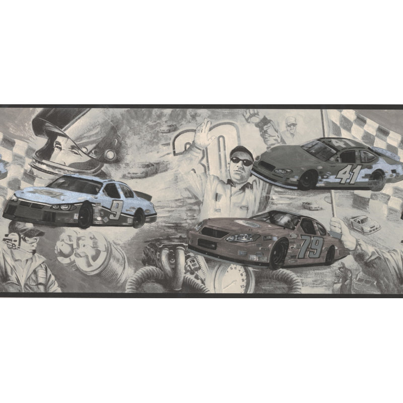Retroart Kids Race Car Baby 15 X 9 Wallpaper Border Wayfair