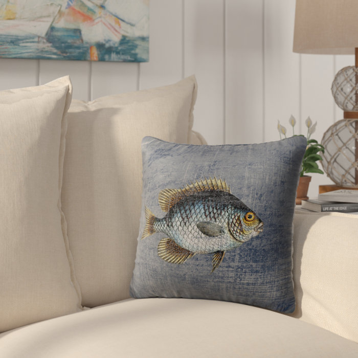 Longshore Tides Ellenburg Burlap Indoor Outdoor Throw Pillow Wayfair
