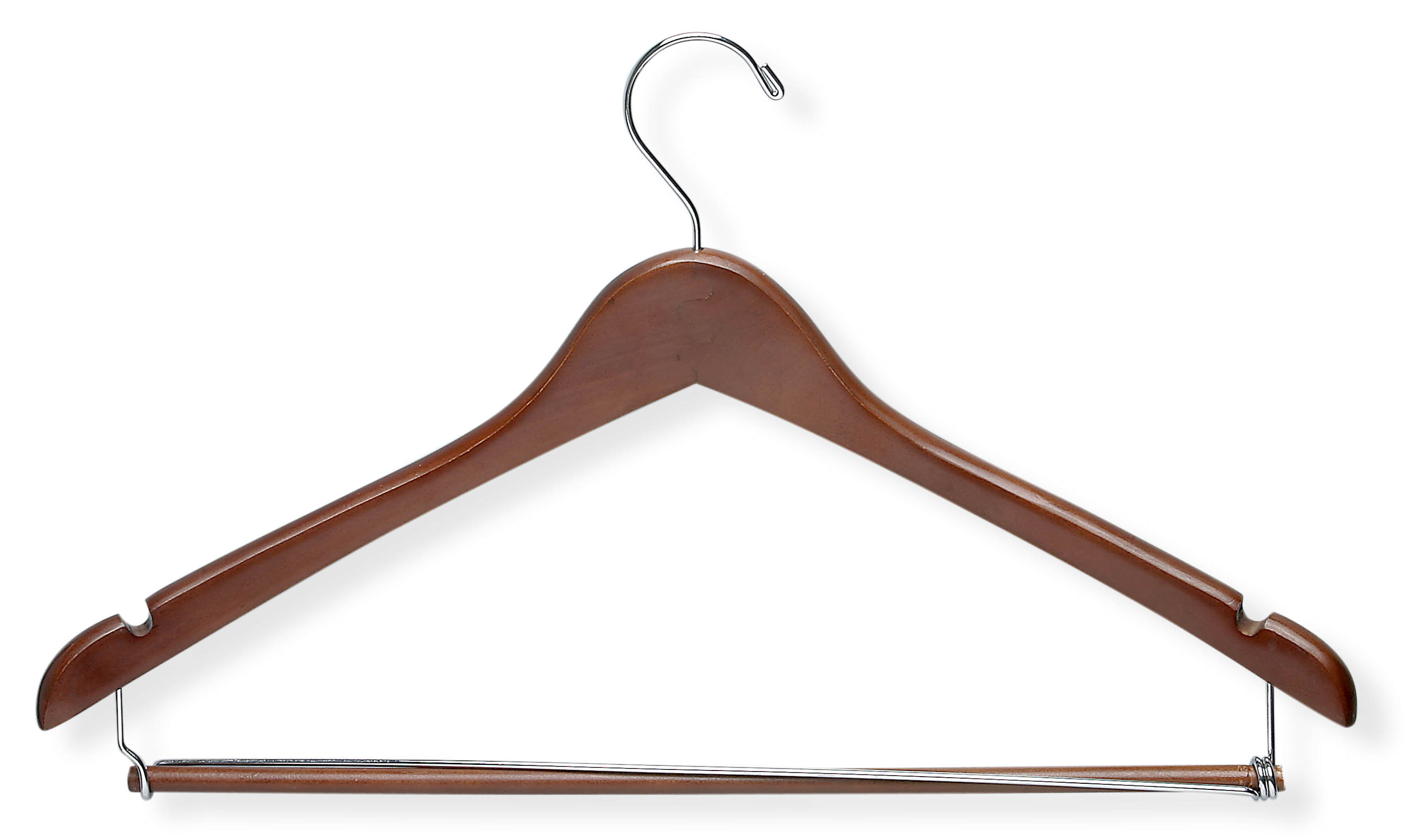 Rebrilliant Vegard Contoured Suit Hanger with Locking Bar for Suit/Coat