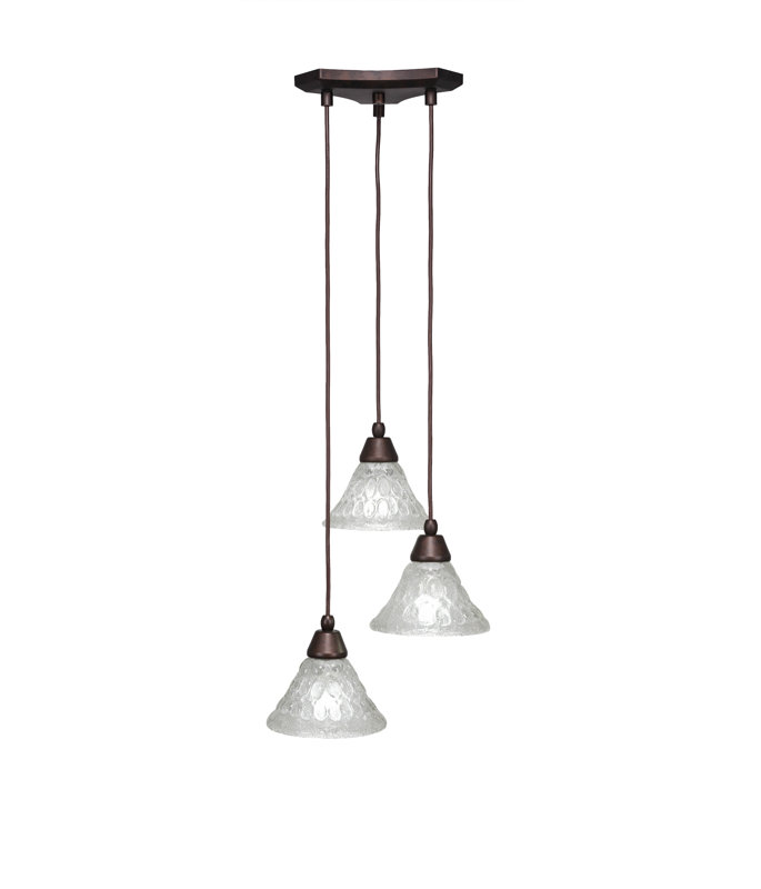 Red Barrel Studio Nessa 3 Light Cluster Bell Pendant Wayfair