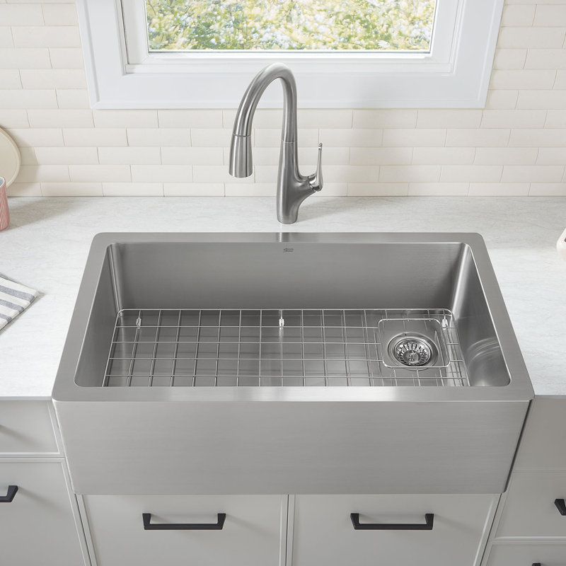 American Standard Avery Single Bowl 36 L X 20 W Farmhouse Apron Kitchen Sink Reviews Wayfair