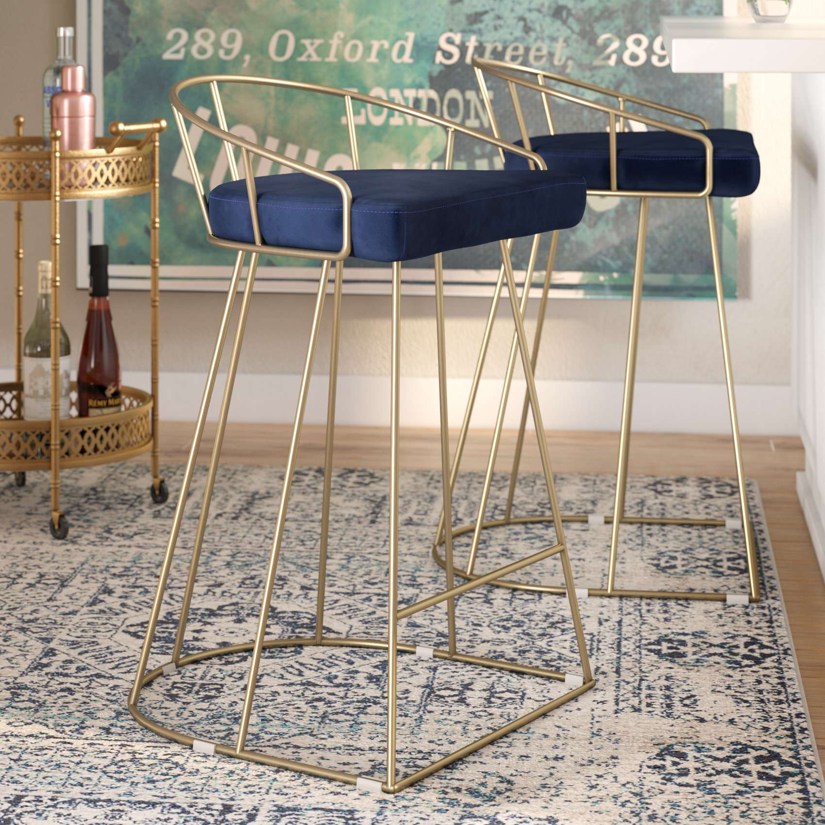 Everly Quinn Lystra 26 Bar Stool Reviews Wayfair