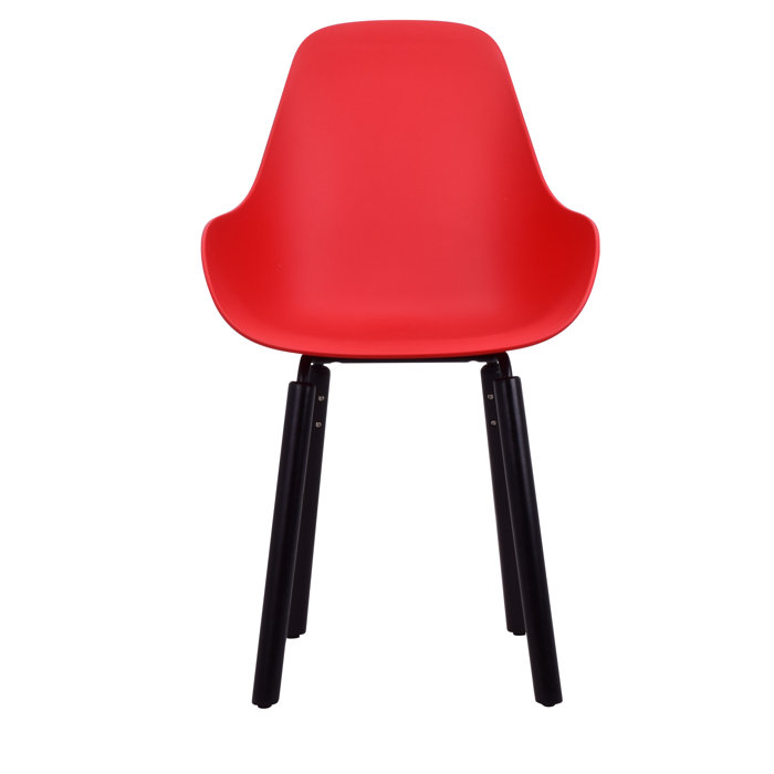 Wrought Studio Schrader Side Chair In Red Wayfair Ca