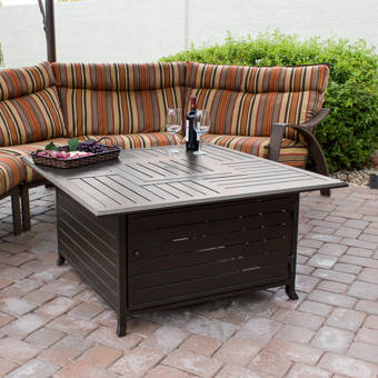 Schum Aluminum Propane Fire Pit Table Reviews Joss Main