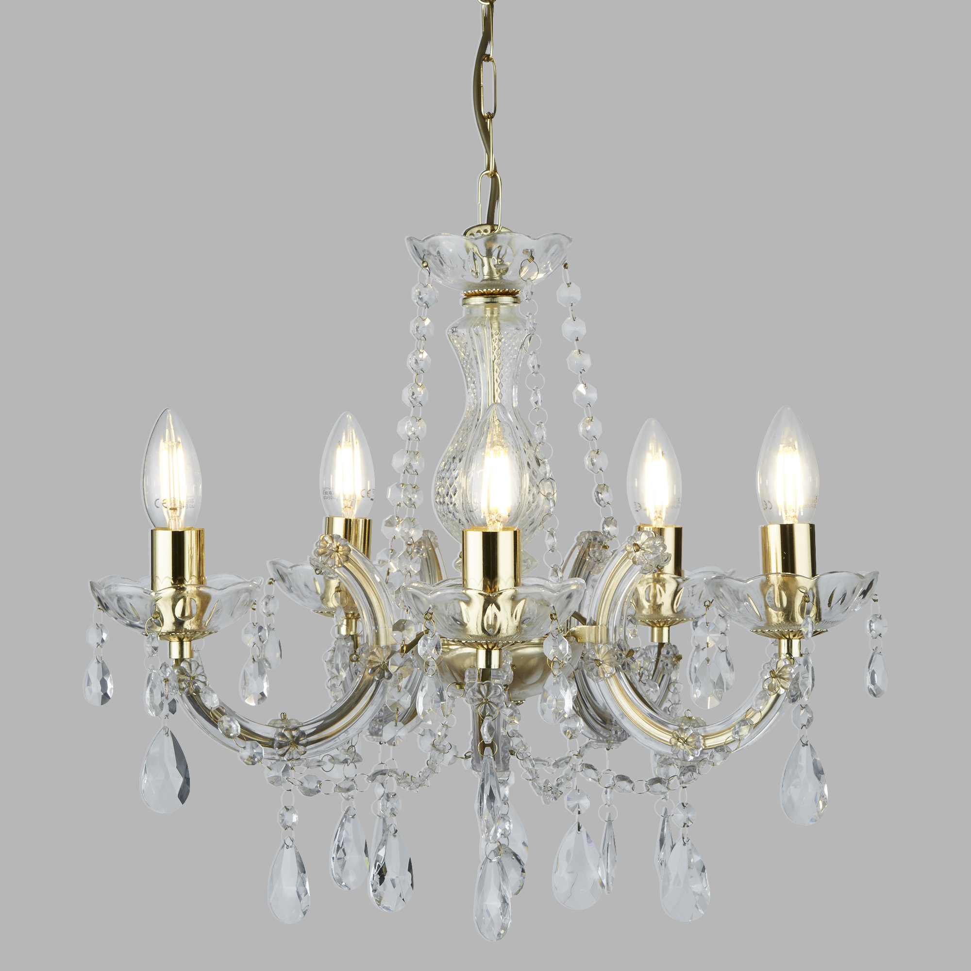 5 Light Candle Style Chandelier 5 Light Candle Style Chandelier