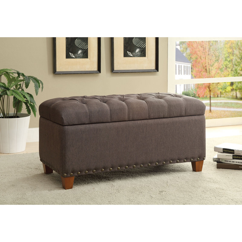 Charlton Home Lowman Accent Upholstered Storage Bench Wayfair