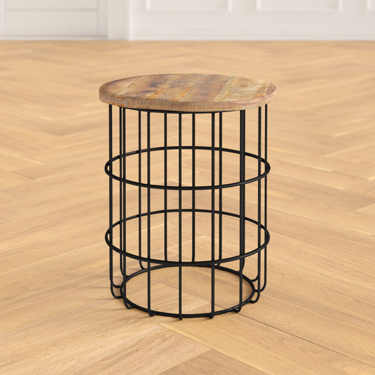 cage end table