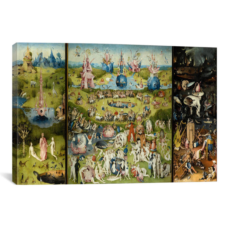 The Garden of Delights Hieronymus Bosch Non-Slip Drink/Beer Coaster Set Art The Garden of Delights Hieronymus Bosch Non-Slip Drink/Beer Coaster Set Art