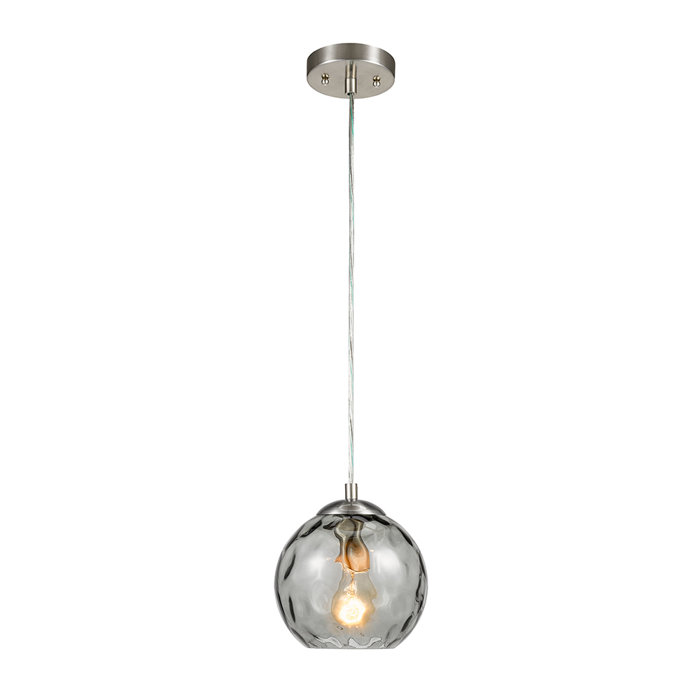Aayush Hammered Gl 1 Light Globe Pendant