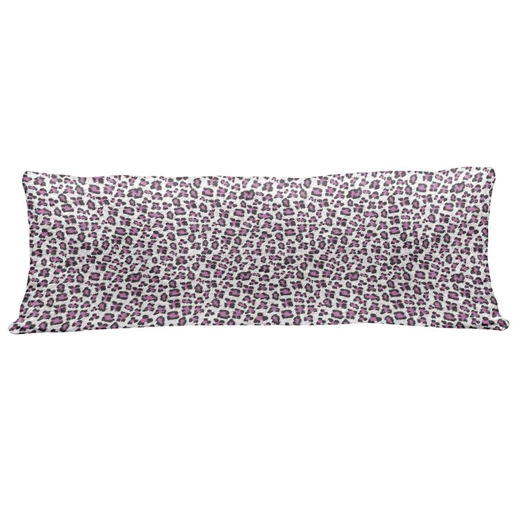 Pillow Decorative Throw Leopard White Black Multi Color 