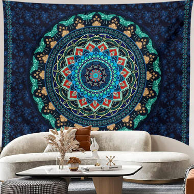 Psychedelic Hanging Colorful Printed Decoration Wall Tapestries Tapestry Indian 
