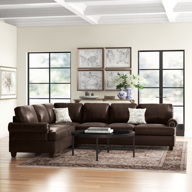 Three Posts Manila 114 Reversible Sectional Reviews Wayfair