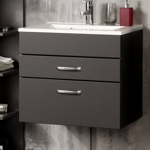 Check price and read more information from recommend store. Held Möbel 80 cm Wandmontierter Waschtisch Livorno