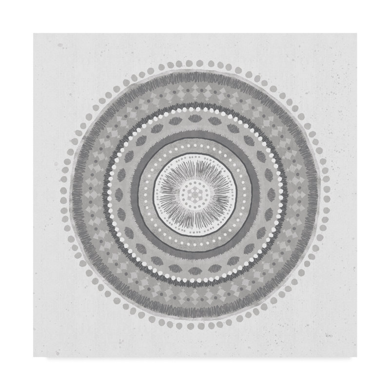 East Urban Home 'Suds Mandala' Acrylic Painting Print on Wrapped Canvas |  Wayfair