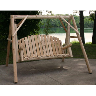 Cinnabar Garden Porch Swing with Stand
