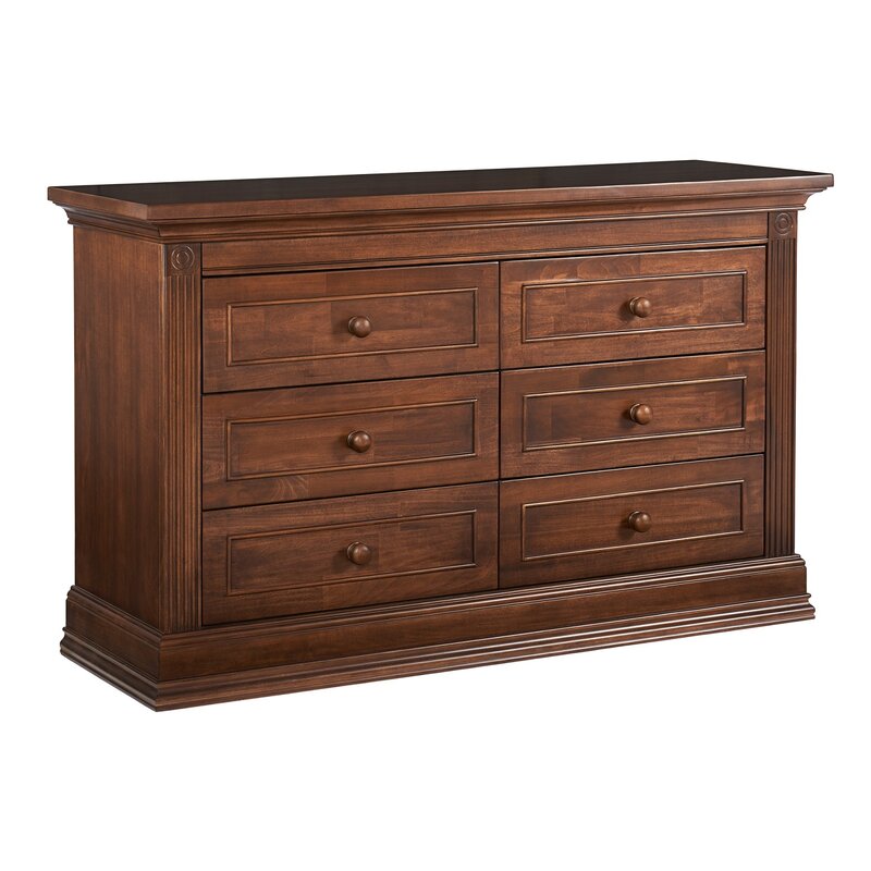 Baby Cache Montana 6 Drawer Double Dresser Reviews Wayfair Ca