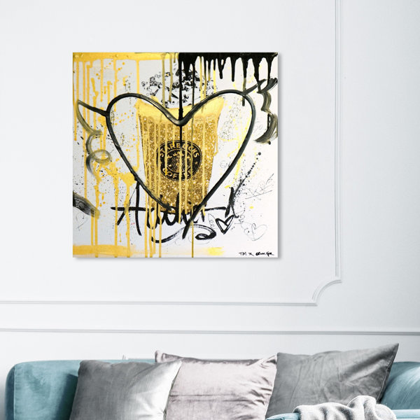 Lady Glitter Canvas Picture Print ONLY or with Frame.