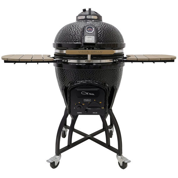 charcoal and gas grill with smoker