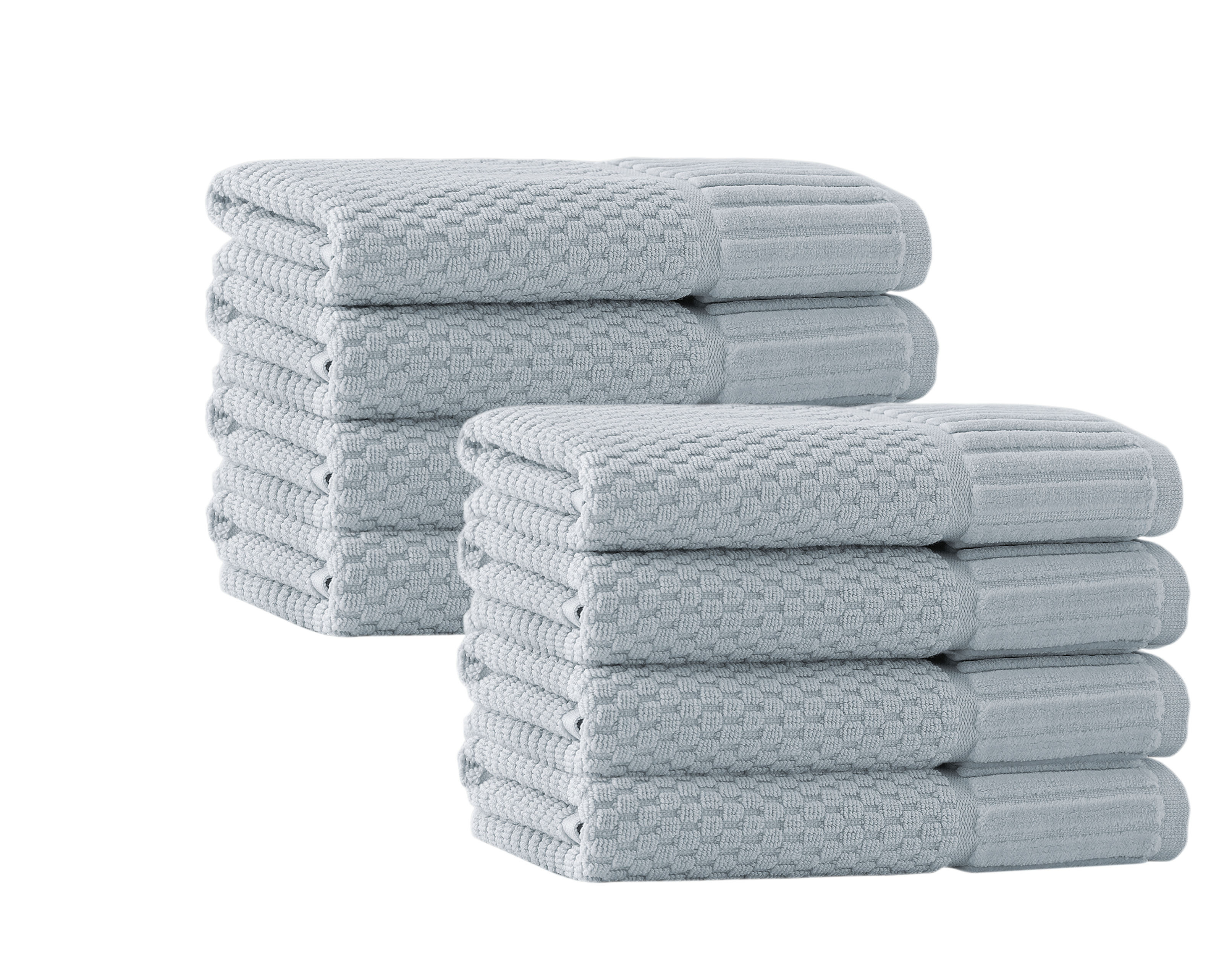 Lark Manor Argo 8 Piece Turkish Cotton Hand Towel Set & Reviews Wayfair