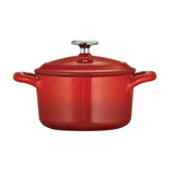 Gourmet Enameled Cast Iron Round Dutch Oven
