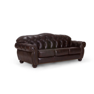 Sofa Chesterfield aus Echtleder von Massivum