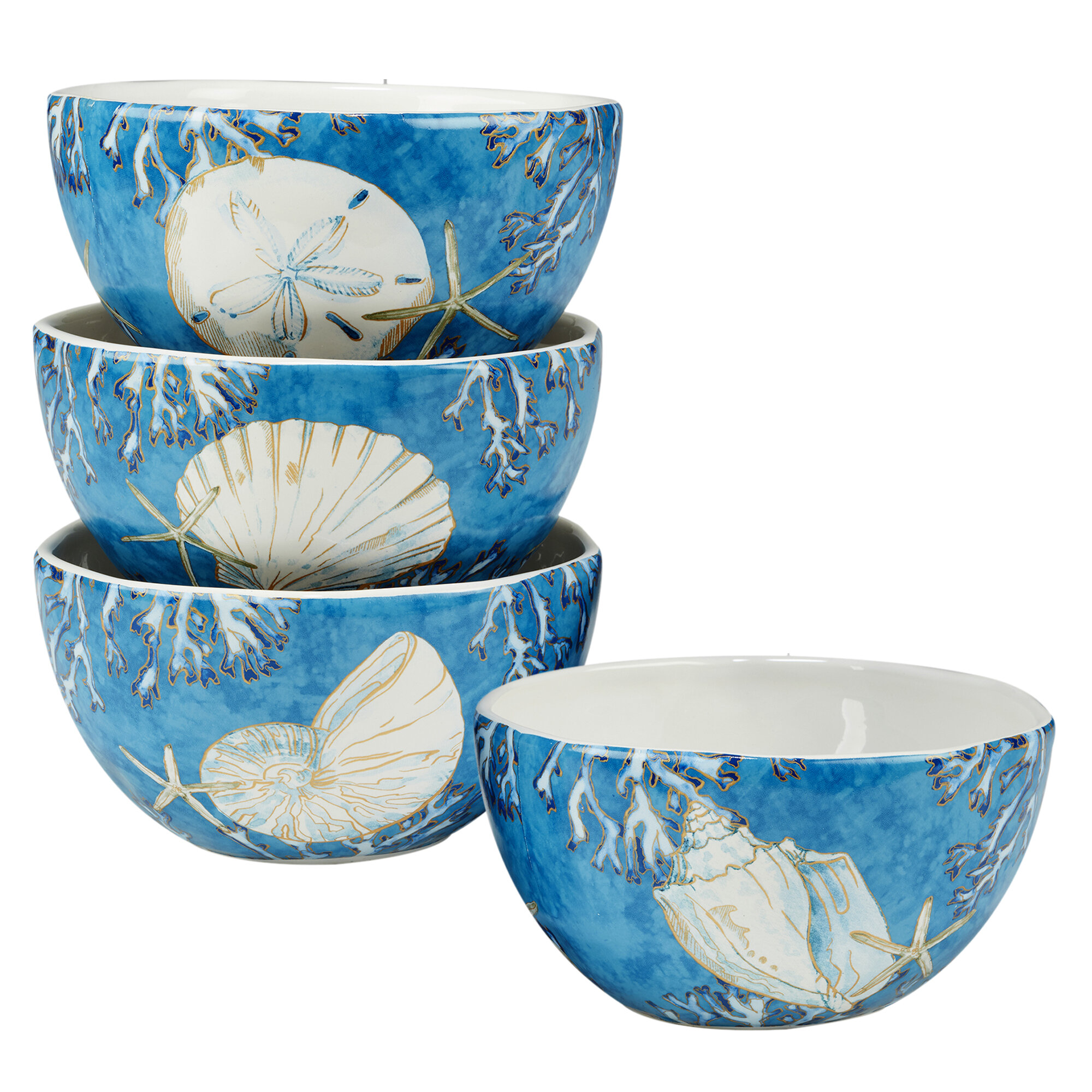 ceramic ice cream bowls set of 4